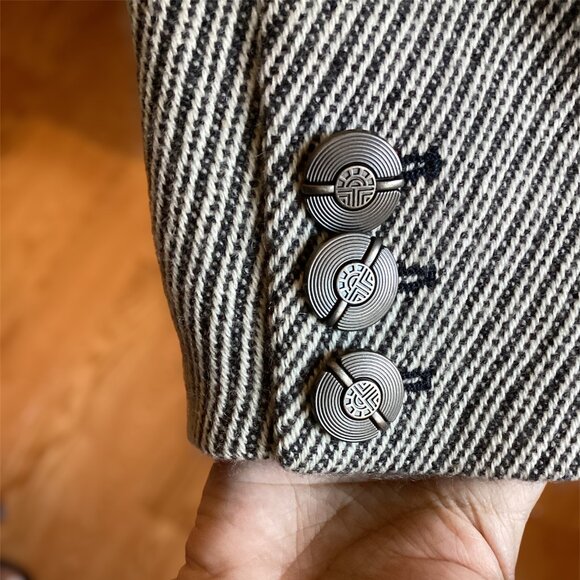 VINTAGE Louis Féraud Cashmere Blazer / Jacket Size 14 - Picture 6 of 10